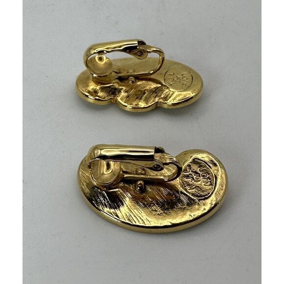 Vtg Kenneth Jay Lane KJL For Avon Earrings Butterfly Wings, KJL Jewelry Enameled - Picture 6 of 7